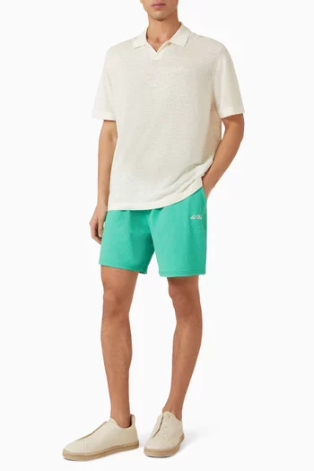 Swim Shorts in Seersucker