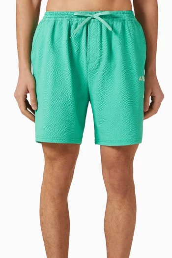 Swim Shorts in Seersucker