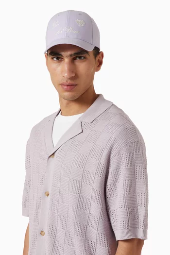 Deux Baseball Cap in Cotton-twill