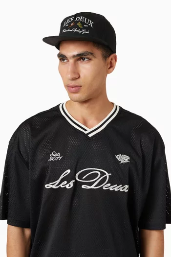 Ivy League Letterman Cap in Organic Cotton-twill