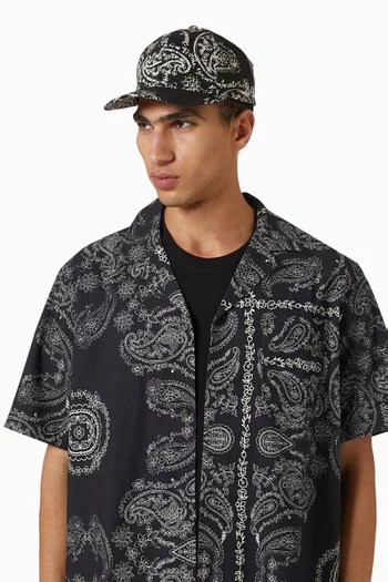 Paisley Baseball Cap in Organic Cotton