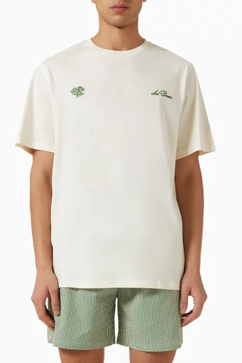 Deux T-shirt in Organic Cotton-jersey