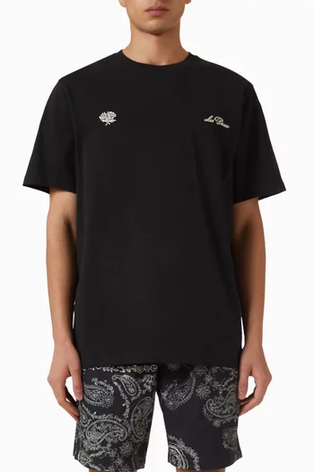 Deux T-shirt in Organic Cotton-jersey