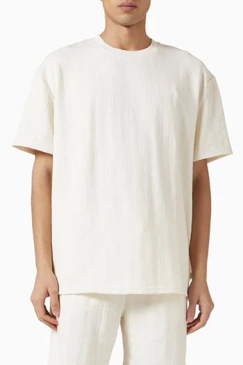 Stripe Jacquard T-shirt