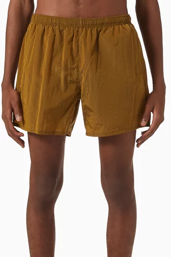 Metallic Swim Shorts in Nylon