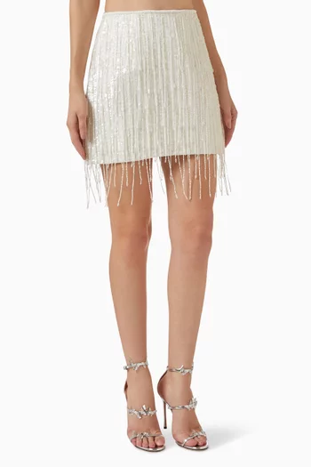 Aire Sequin-embellished Mini Skirt
