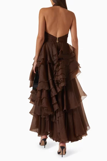 Fayette Open-back Gown