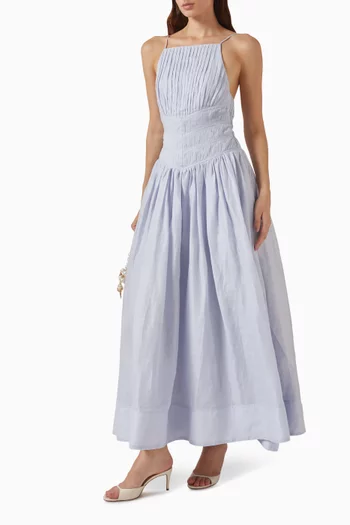 Helene Maxi Dress in Ramie