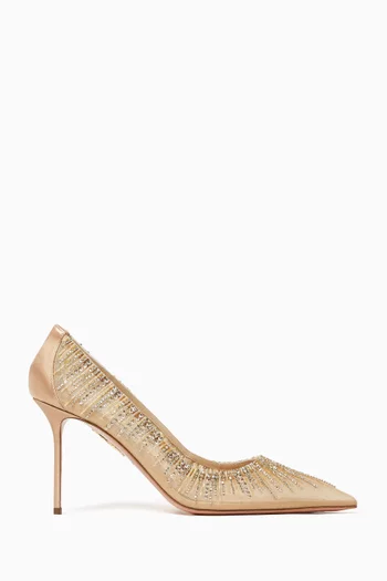 Soft Sky 85 Pumps in Satin