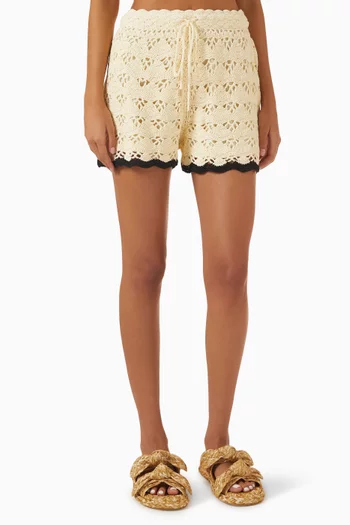 Aster Crochet Shorts