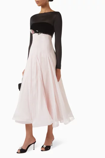 The Fox Long-sleeve Dress