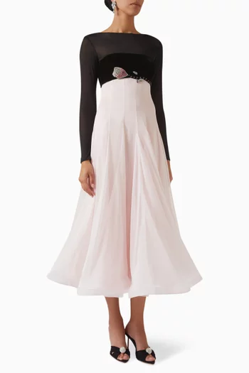 The Fox Long-sleeve Dress