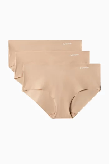 Logo Seamless Hipster Briefs, Set of 3