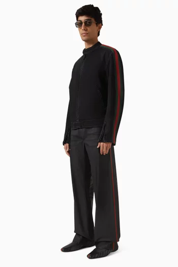 Coated Web Pants in Cotton-twill