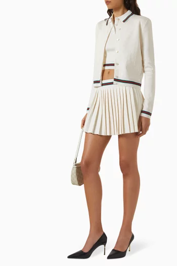 Pleated Mini Skirt