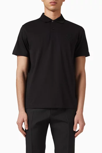 Polo Shirt in Cotton Jersey