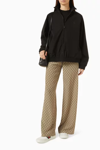 Zip Jacket in Soft Touch Technical Fabric