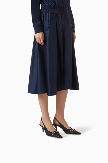 Vittoria 55 Slingback Pumps in Nappa Leather