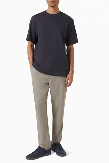 Signature Waffle T-shirt in Cotton