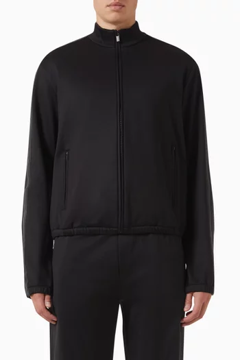 Full-zip Track Jacket in Cotton
