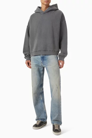 Hood Sweatshirt in Cotton Fleece