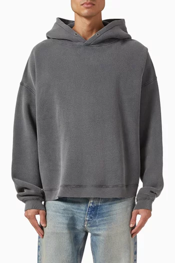 Hood Sweatshirt in Cotton Fleece
