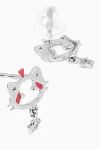 Maya & Friends Diamond Earrings in 18kt White Gold