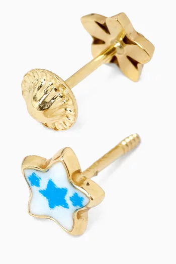 Star Earrings in 18kt Gold