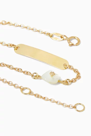 Flower Diamond Bracelet in 18kt Gold