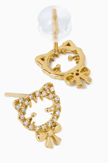 Diamond Earrings in 18kt Gold