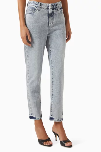 HIgh-waist Jeans in Denim