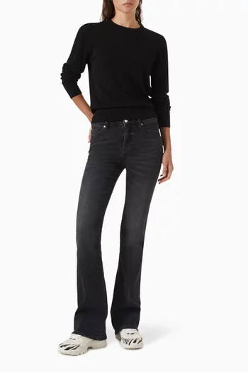Flared-leg Jeans in Denim