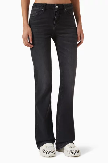 Flared-leg Jeans in Denim