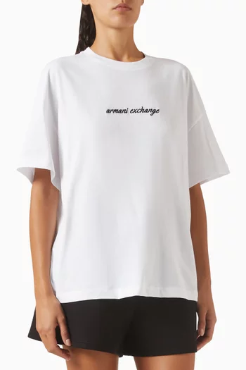 Oversized T-shirt in Cotton Jersey