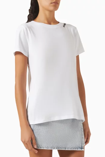 Logo T-shirt in Cotton Jersey