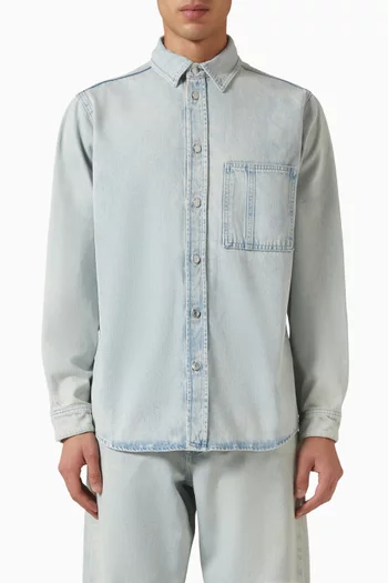 Sadamon Work Shirt in Denim