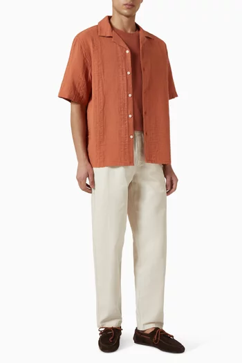 Tyne Loose Fit Pants in Cotton & Tencel