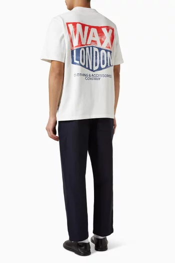 Dean Painted Badge T-shirt in Organic Cotton