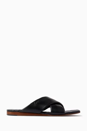 KENZOnatsu Sandals in Leather