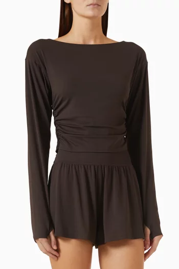 Ruched Side Top