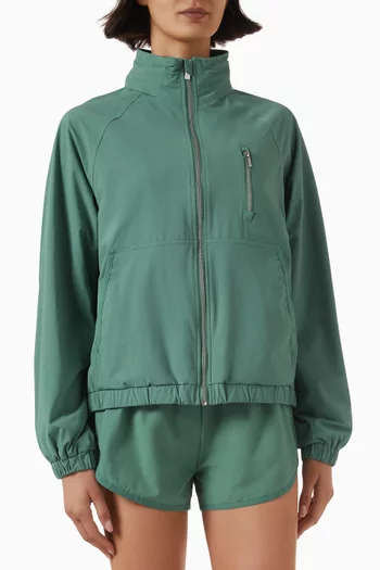 Contrast Binding Track Jacket