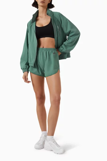 Contrast Binding Track Shorts