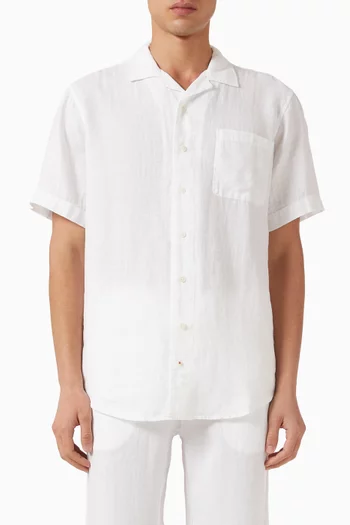 Arawak Plain Shirt in Linen