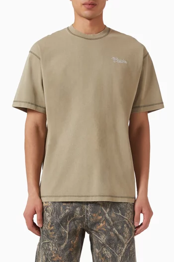 Jive Overlock Stitch T-shirt in Cotton