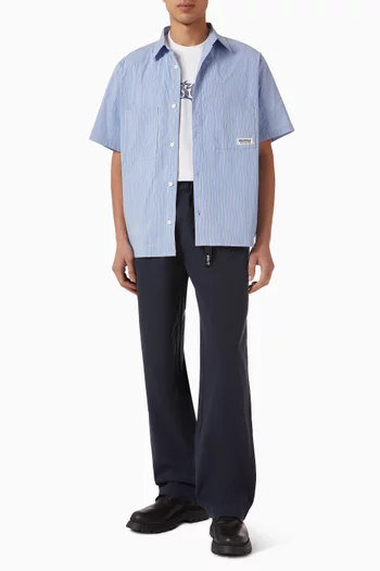 Vertical Stripe Shirt in Cotton