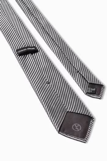 Striped Tie in Silk