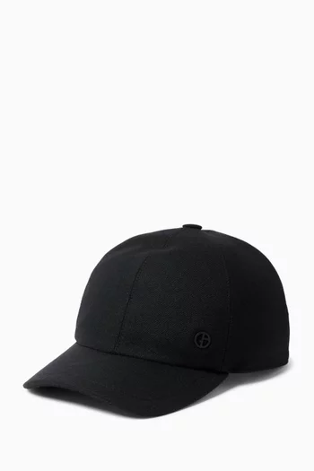 Baseball Hat in Wool & Cashmere