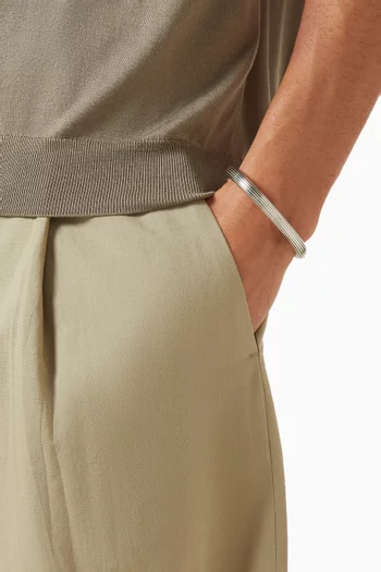 Linear Bracelet in Sterling Silver