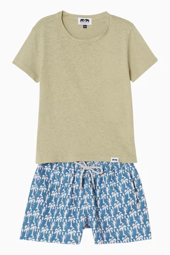 Staniel Printed Swim Shorts
