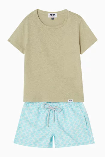 Staniel Printed Swim Shorts